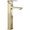 Mexen Emma high washbasin faucet, brushed gold - 71910-50
