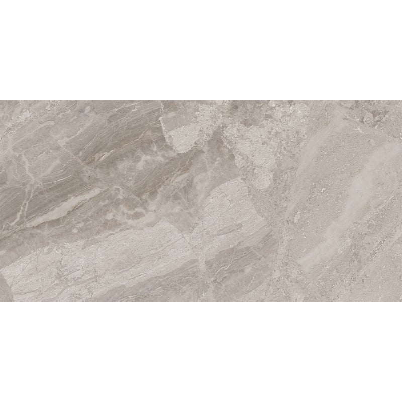 Mexen Reno Grey glazed rectified porcelain tile G1, floor-wall tile 120 x 60 cm, gloss - TL133-120-060-02