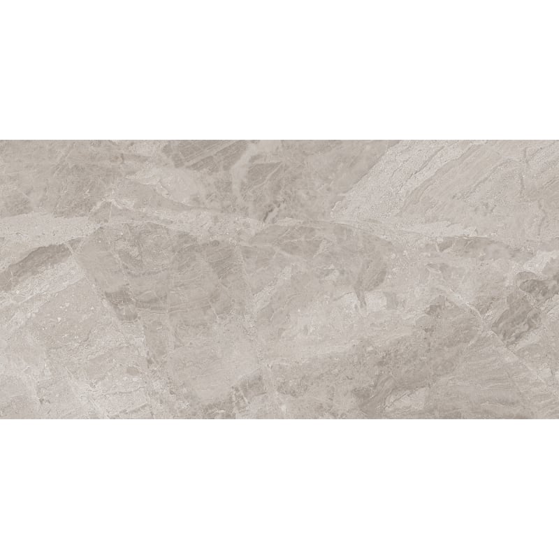 Mexen Reno Grey glazed rectified porcelain tile G1, floor-wall tile 120 x 60 cm, gloss - TL133-120-060-02