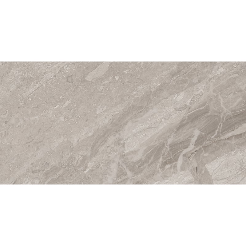 Mexen Reno Grey glazed rectified porcelain tile G1, floor-wall tile 120 x 60 cm, gloss - TL133-120-060-02