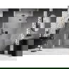 Mexen Lunar Duschdrehtür rechts 125 cm, transparent, gun gray gebürstet - 834-125-000-66-00-P
