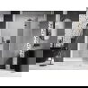 Mexen Lunar Duschdrehtür rechts 140 cm, transparent, gebürstet gun gray - 834-140-000-66-00-P