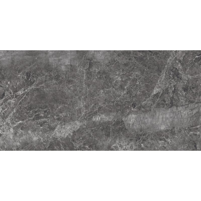 Mexen Quetta Nero grès émaillé rectifié G1, carreau de sol et de mur 120 x 60 cm, brillant - TL136-120-060-03