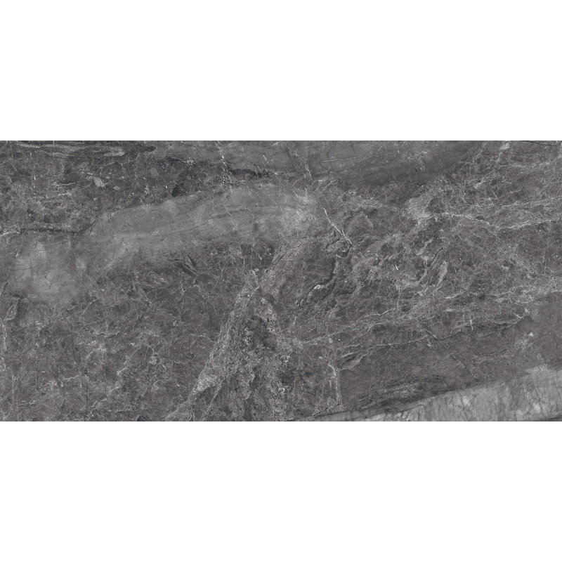 Mexen Quetta Nero glazed rectified porcelain tile G1, floor and wall tile 120 x 60 cm, glossy - TL136-120-060-03