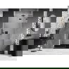 Mexen Lunar Duschpendeltür rechts 75 cm, transparent, schwarz - 834-075-000-70-00-P