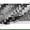 Mexen Lunar Duschflügeltür rechts 85 cm, transparent, schwarz - 834-085-000-70-00-P
