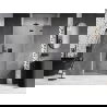 Mexen Lunar Duschflügeltür rechts 85 cm, transparent, schwarz - 834-085-000-70-00-P
