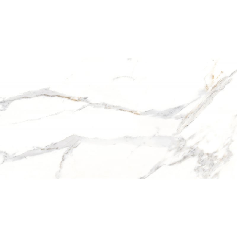 Mexen Agata Bianco gres smaltato rett. G1, piastrella pavimento-parete 120 x 60 cm, lucido - TL144-120-060-00