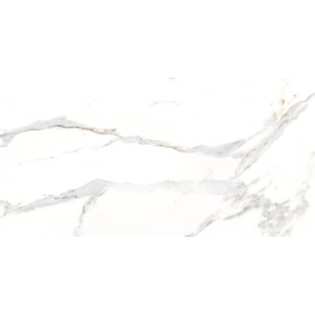Mexen Agata Weiß glasierte Feinsteinzeug rekt. G1, Boden- und Wandfliese 120 x 60 cm, glänzend - TL144-120-060-00