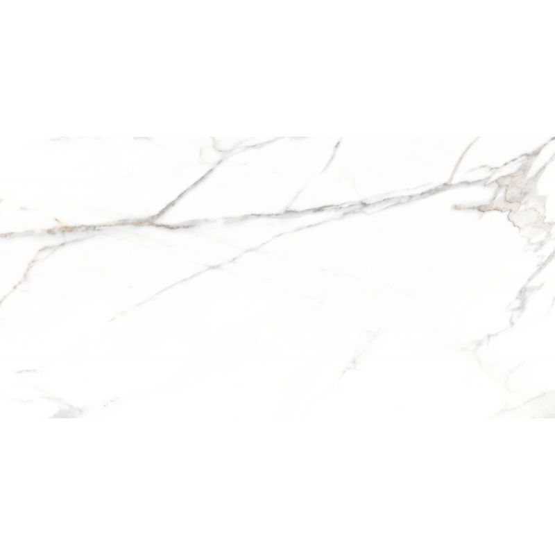 Mexen Agata Wit geglazuurd en gerectificeerd gres G1, vloer- en wandtegel 120 x 60 cm, glans - TL144-120-060-00