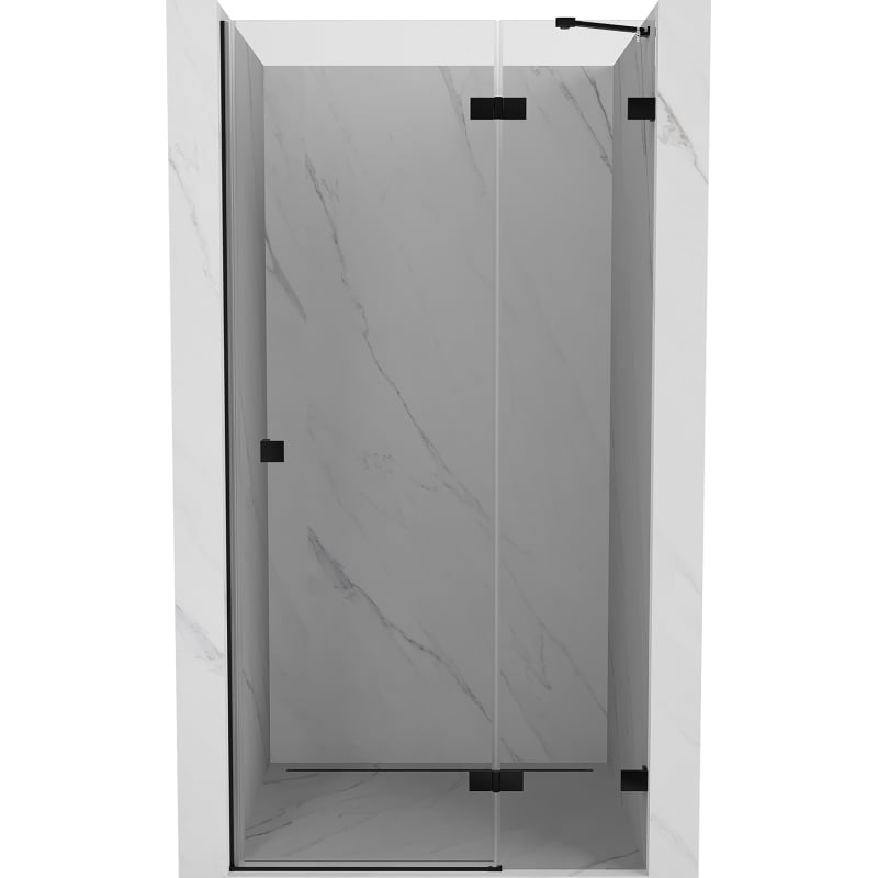 Mexen Lunar Duschdrehtür rechts 115 cm, transparent, schwarz - 834-115-000-70-00-P