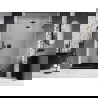 Mexen Lunar Duschdrehtür rechts 130 cm, transparent, schwarz - 834-130-000-70-00-P