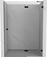Mexen Lunar desna vrata za tuširanje 140 cm, prozirna, crna - 834-140-000-70-00-P