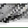 Mexen Lunar Duschdrehtür Rechtsanschlag 140 cm, transparent, schwarz - 834-140-000-70-00-P