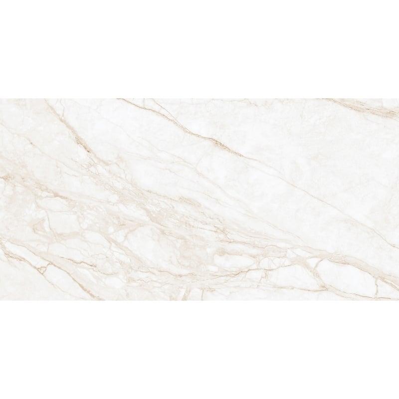 Mexen Rayas Beige Glazed Porcelain Rectified G1, Floor and Wall Tile 120 x 60 cm, Gloss - TL147-120-060-00