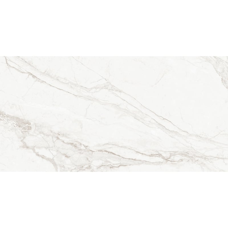 Mexen Rayas Silver glazed rectified G1 tile, floor and wall tile 120 x 60 cm, gloss - TL147-120-060-01
