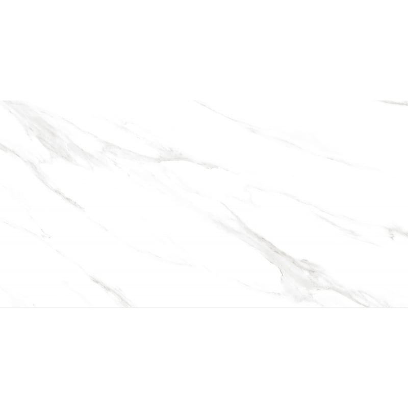 Mexen Bliss White glazed rectified porcelain tile G1, floor and wall tile 120 x 60 cm, gloss - TL149-120-060-00