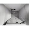 Mexen Lunar porte de douche battante droite 80 cm, transparent, métal canon - 834-080-000-95-00-P