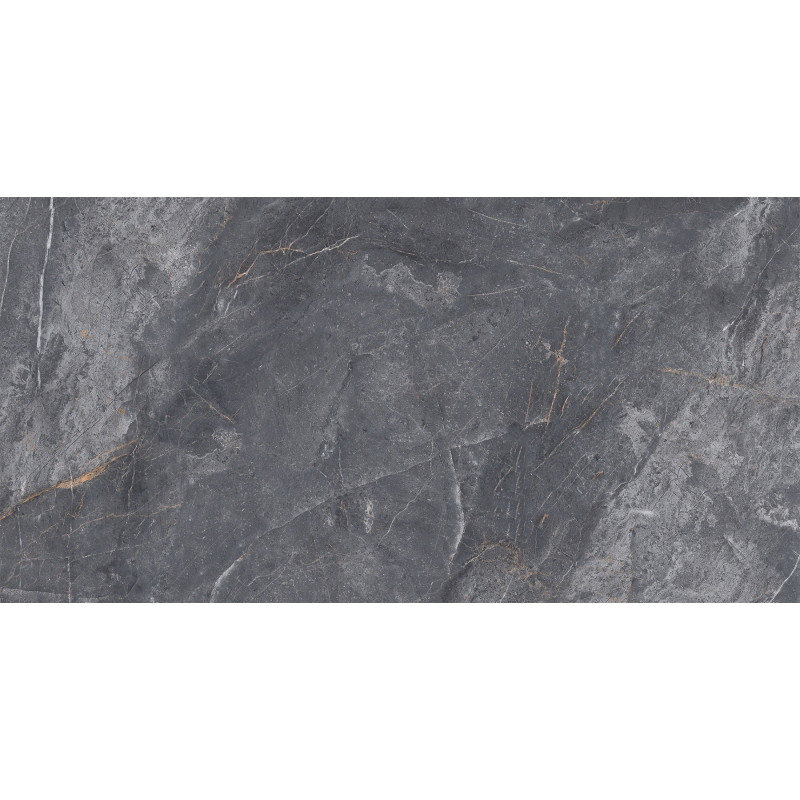 Mexen Walcey Charcoal gres szkliwiony rekt. G1, płytka podłogowo-ścienna 120 x 60 cm, połysk - TL150-120-060-02