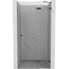 Mexen Lunar parema hinged duššiuks 105 cm, läbipaistev, gun metal - 834-105-000-95-00-P