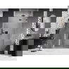 Mexen Lunar Duschtür, rechte Schwingtür 105 cm, transparent, Gun Metal - 834-105-000-95-00-P