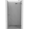 Mexen Lunar puertas de ducha abatibles derechas 115 cm, transparente, metal de pistola - 834-115-000-95-00-P