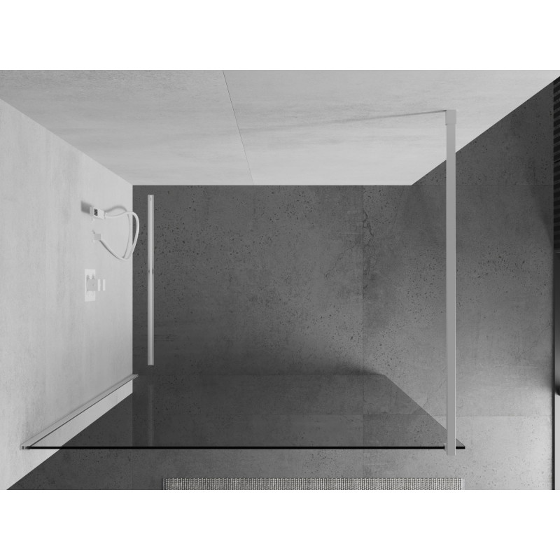 Mexen Kioto dušisein Walk-in 110 x 200 cm, läbipaistev 8 mm, valge - 800-110-101-20-00