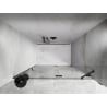 Mexen Lunar drzwi prysznicowe uchylne prawe 140 cm, transparent, gun metal - 834-140-000-95-00-P