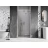 Mexen Lunar shower door hinged right 70 cm, transparent, brushed nickel - 834-070-000-97-00-P