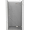 Mexen Lunar parema avatud dušiukse 90 cm, läbipaistev, harjatud nikkel - 834-090-000-97-00-P