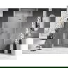 Mexen Lunar Duschtüren, rechts öffnend, 115 cm, transparent, gebürsteter Nickel - 834-115-000-97-00-P