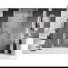 Mexen Lunar Duschtüren, rechts öffnend, 115 cm, transparent, gebürsteter Nickel - 834-115-000-97-00-P
