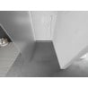 Mexen Kioto tuš stena Walk-in 70 x 200 cm, matirano 8 mm, bela - 800-070-101-20-30