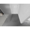 Mexen Kioto Duschtür Walk-in 80 x 200 cm, 8 mm matt, weiß - 800-080-101-20-30
