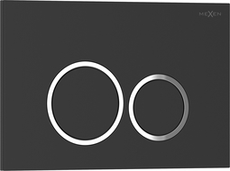 Mexen Tex 01 botón de descarga, negro mate - 6101-02