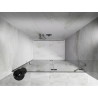 Mexen Lunar dušiuksed parempoolsed hingedega 140 cm, läbipaistev, harjatud nikkel - 834-140-000-97-00-P