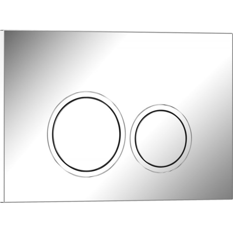 Mexen Tex 01 flush button, shiny chrome - 6101-03