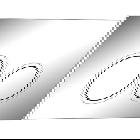 Mexen Tex 01 ofloss Knäppchen, glänzendem Chrom - 6101-03