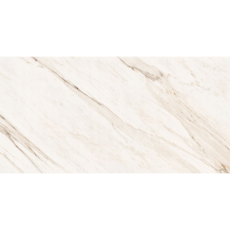 Mexen Angelo White gres vidrado reto G1, azulejo pavimento e parede 120 x 60 cm, polido - TL156-120-060-00