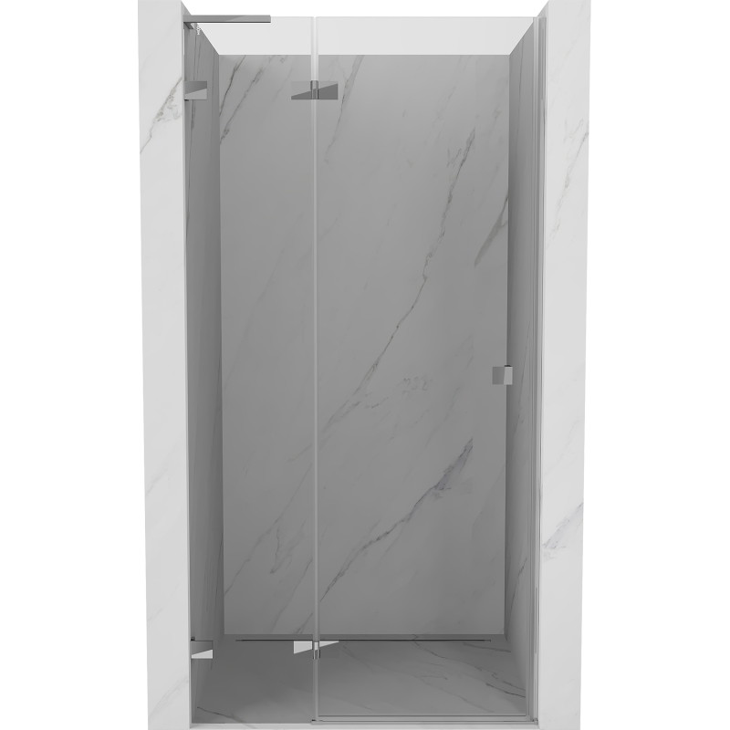 Mexen Lunar L duššiuksed, vasak 70 cm, läbipaistev, kroom - 834L-070-000-01-00-L