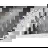 Mexen Lunar L Duschabtrennung, schwenkbar, links, 70 cm, transparent, Chrom - 834L-070-000-01-00-L