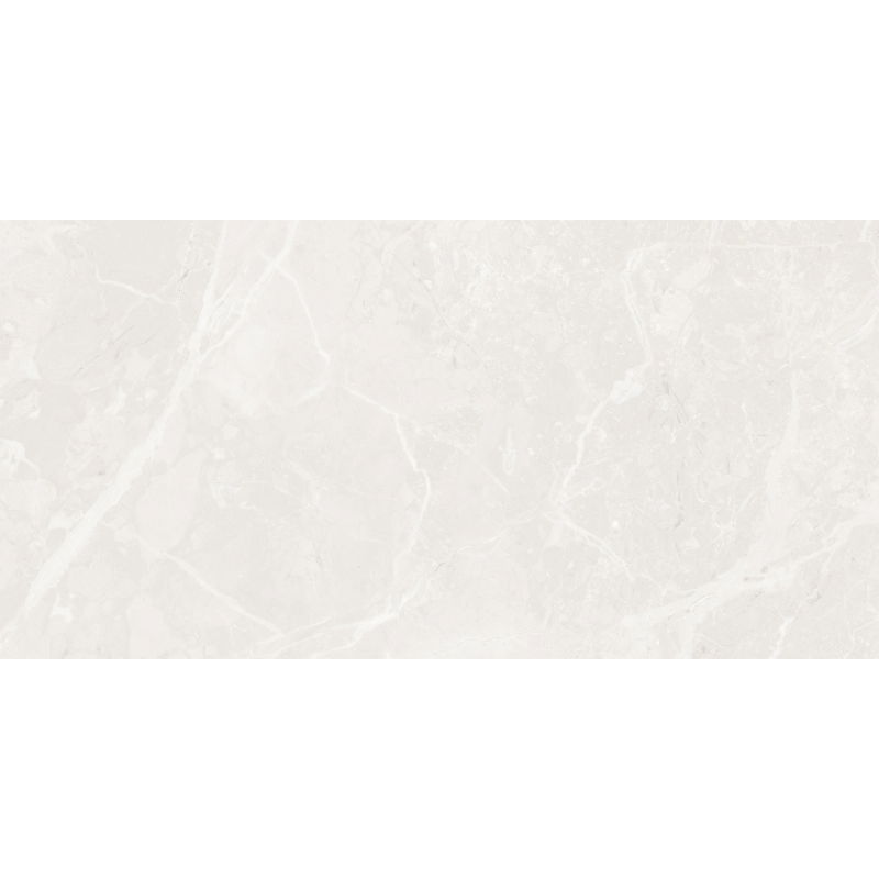 Mexen Rozallia Bianco glasierte Feinsteinzeugfliese rek. G1, Boden- und Wandplatte 120 x 60 cm, Glanz - TL165-120-060-00