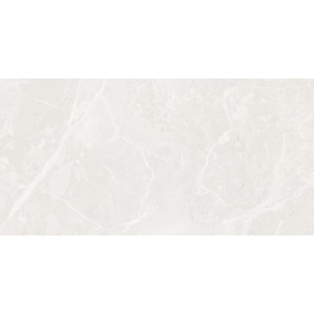 Mexen Rozallia Bianco glasiertes Feinsteinzeug rektifiziert G1, Boden- und Wandfliese 120 x 60 cm, Glanz - TL165-120-060-00