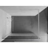 Mexen Kioto Walk-in dušisein 80 x 200 cm, läbipaistev/matt 8 mm, valge - 800-080-101-20-35