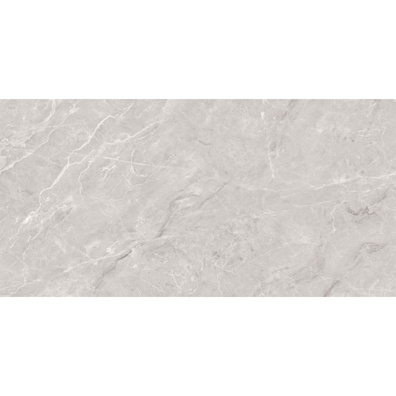 Mexen Versace Grés cinza esmaltado rekt. G1, azulejo de piso e parede 120 x 60 cm, brilho - TL168-120-060-02