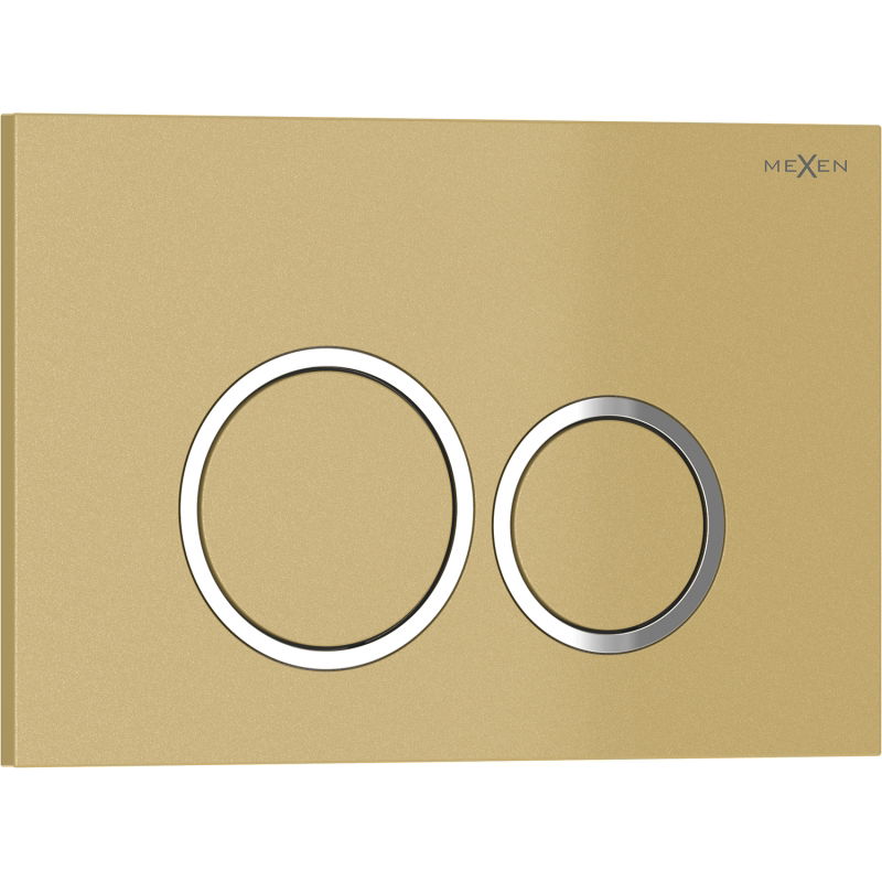 Mexen Tex 01 flush button, gold - 6101-06