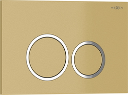 Mexen Tex 01 spolningsknapp, guld - 6101-06