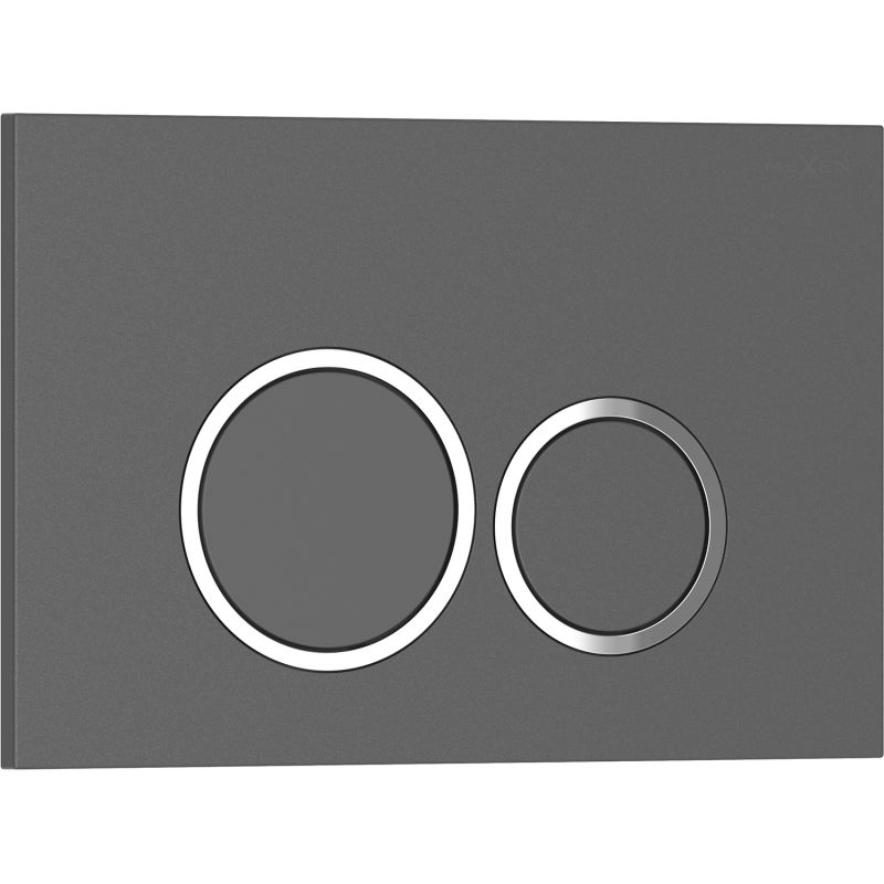 Mexen Tex 01 flush button, grey - 6101-05