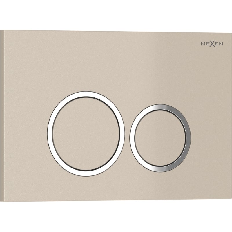 Mexen Tex 01 flush button, beige - 6101-07