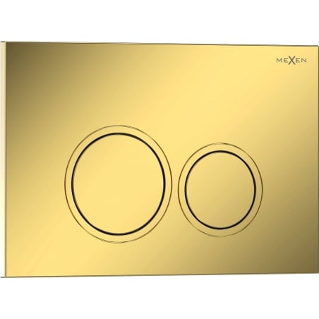 Mexen Tex 01 spolningsknapp, gyllene champagneglänsande - 6101-08